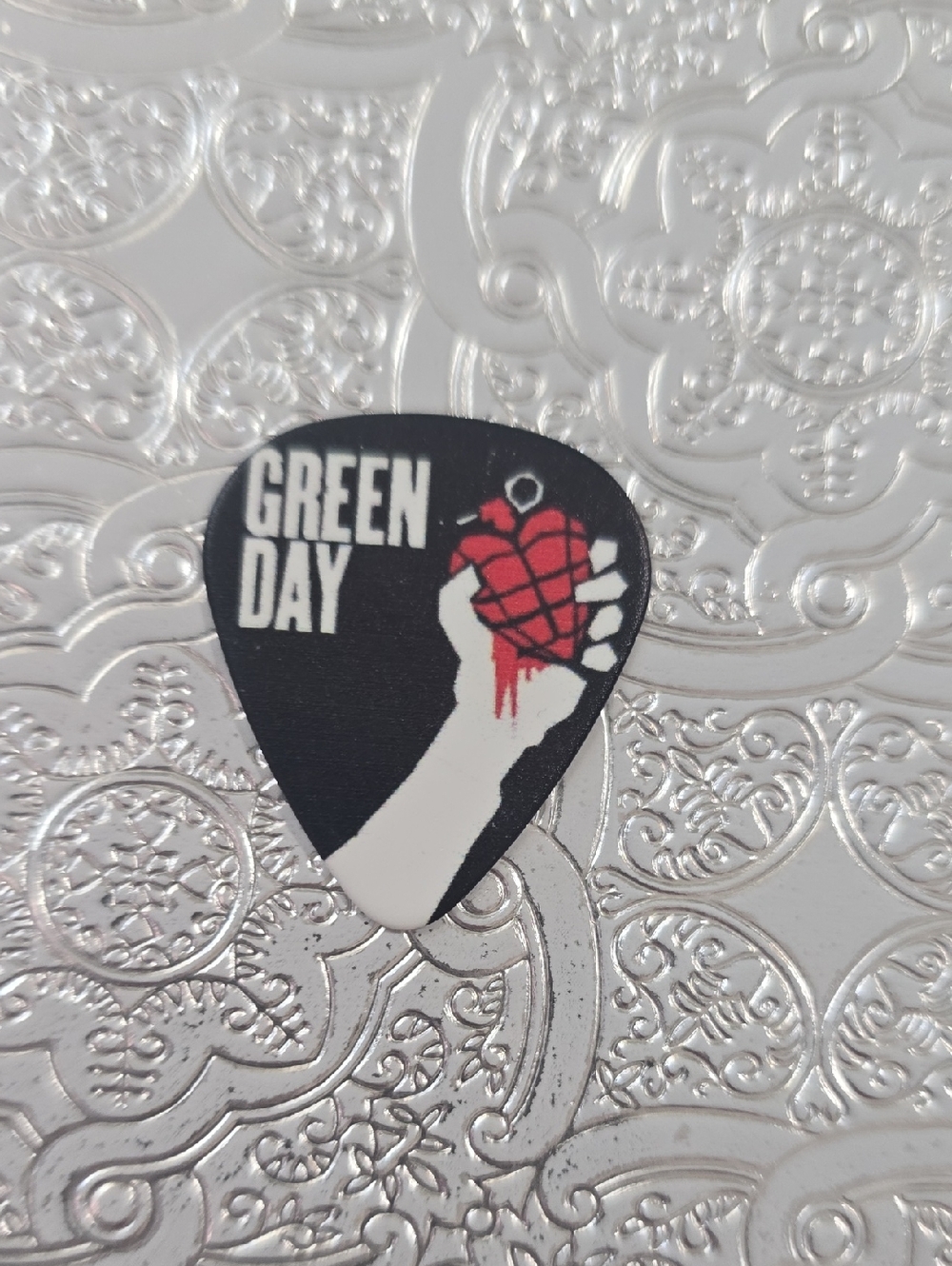 Green Day American Idiot Guitar Pick.